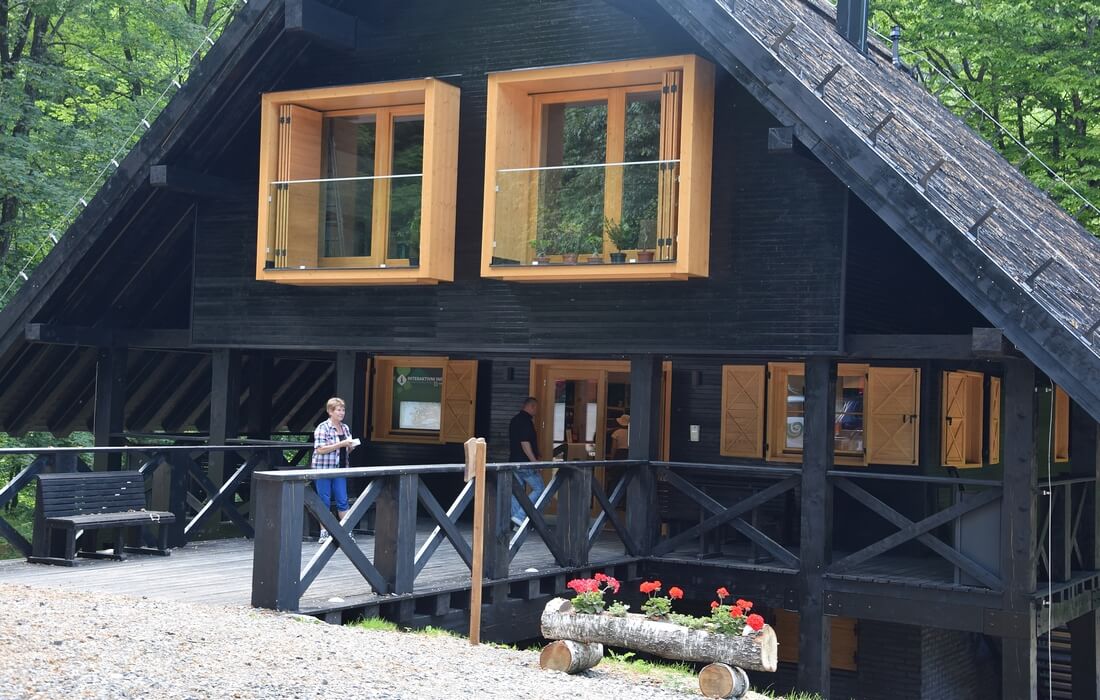 Gift shop in the Info center of Nature Park Papuk